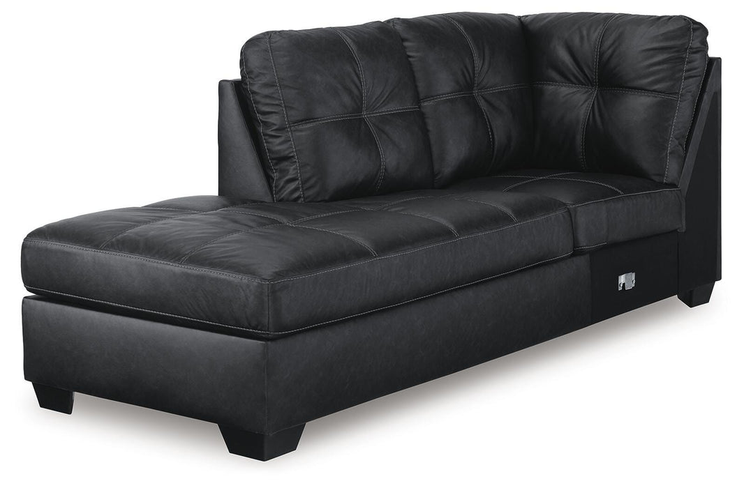 Barlin Mills Sectional with Chaise - US Furniture & Mattress (Waterbury,CT)*