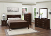 Louis Philippe 4 & 5 Piece Panel Bedroom Set with High Headboard E.king & Full - US Furniture & Mattress (Waterbury,CT)*