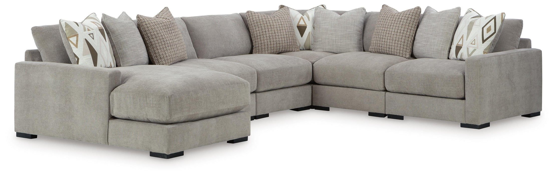 Aslan Court Sectional with Chaise - US Furniture & Mattress (Waterbury,CT)*
