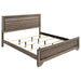 Kauffman California King, E.king, & Queen Panel Bed Washed Taupe - US Furniture & Mattress (Waterbury,CT)*