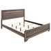 Kauffman California King, E.king, & Queen Panel Bed Washed Taupe - US Furniture & Mattress (Waterbury,CT)*