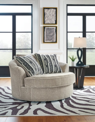 Calnita Oversized Swivel Accent Chair - US Furniture & Mattress (Waterbury,CT)*