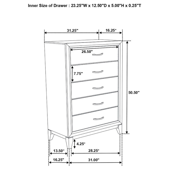 Watson Chest of Drawers - US Furniture & Mattress (Waterbury,CT)*