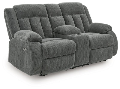 Observation Power Reclining Loveseat with Console - US Furniture & Mattress (Waterbury,CT)*