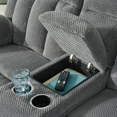 Observation Power Reclining Loveseat with Console - US Furniture & Mattress (Waterbury,CT)*