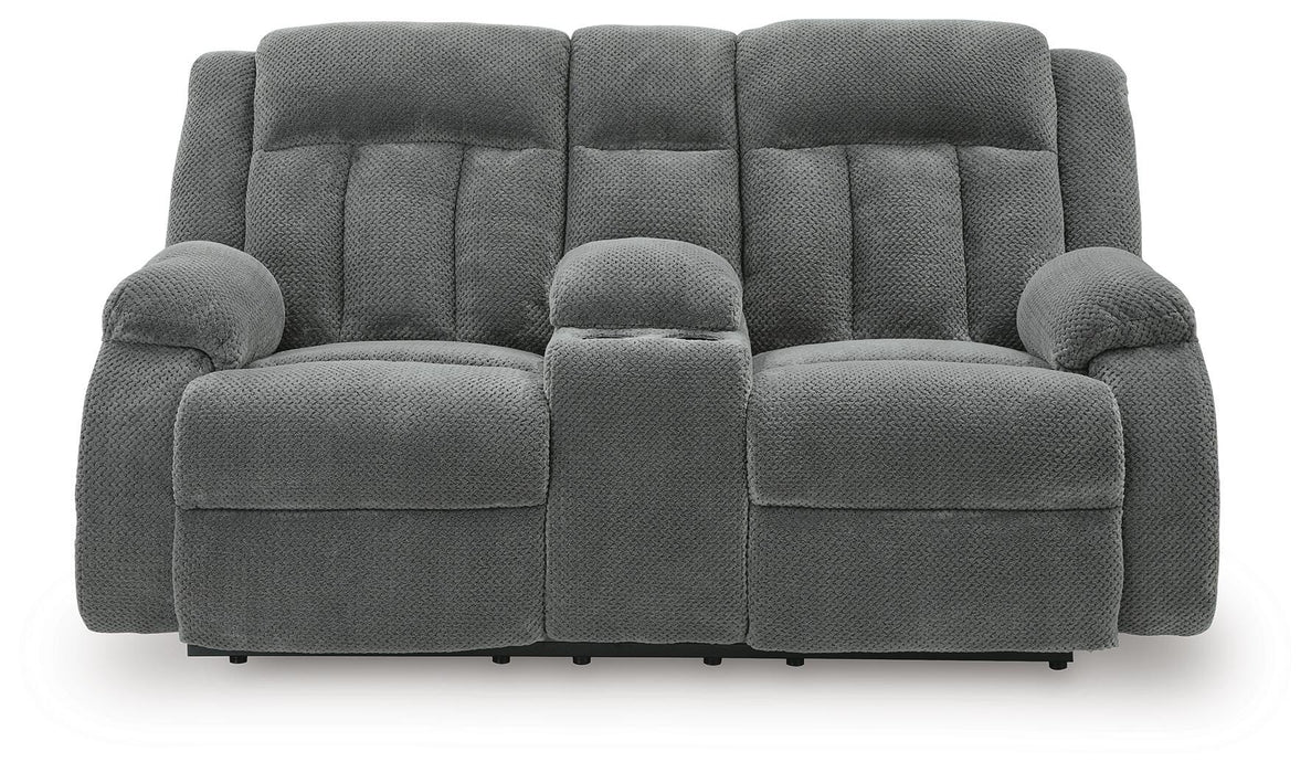 Observation Power Reclining Loveseat with Console - US Furniture & Mattress (Waterbury,CT)*