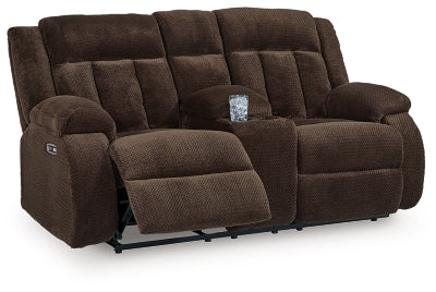 Observation Power Reclining Loveseat with Console - US Furniture & Mattress (Waterbury,CT)*