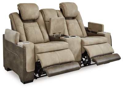 Next-Gen DuraPella Power Reclining Loveseat with Console - US Furniture & Mattress (Waterbury,CT)*