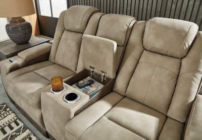 Next-Gen DuraPella Power Reclining Loveseat with Console - US Furniture & Mattress (Waterbury,CT)*