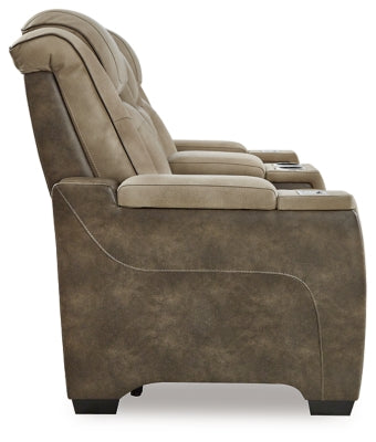 Next-Gen DuraPella Power Reclining Loveseat with Console - US Furniture & Mattress (Waterbury,CT)*