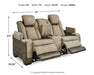Next-Gen DuraPella Power Reclining Loveseat with Console - US Furniture & Mattress (Waterbury,CT)*