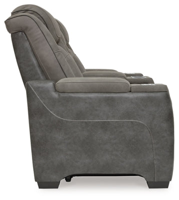 Next-Gen DuraPella Power Reclining Loveseat with Console - US Furniture & Mattress (Waterbury,CT)*