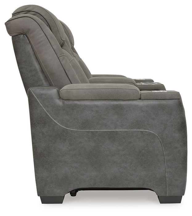 Next-Gen DuraPella Power Reclining Loveseat with Console - US Furniture & Mattress (Waterbury,CT)*