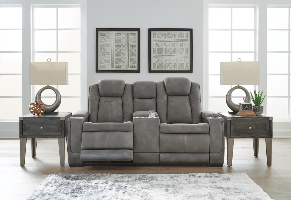 Next-Gen DuraPella Power Reclining Loveseat with Console - US Furniture & Mattress (Waterbury,CT)*