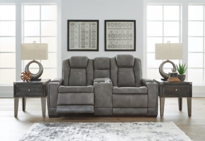 Next-Gen DuraPella Power Reclining Loveseat with Console - US Furniture & Mattress (Waterbury,CT)*