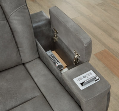 Next-Gen DuraPella Power Reclining Loveseat with Console - US Furniture & Mattress (Waterbury,CT)*