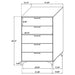 Kendall Chest of Drawers - US Furniture & Mattress (Waterbury,CT)*