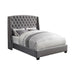 Pissarro Queen Tufted Upholstered Bed Grey image