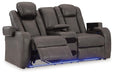 Fyne-Dyme Power Reclining Loveseat with Console - US Furniture & Mattress (Waterbury,CT)*