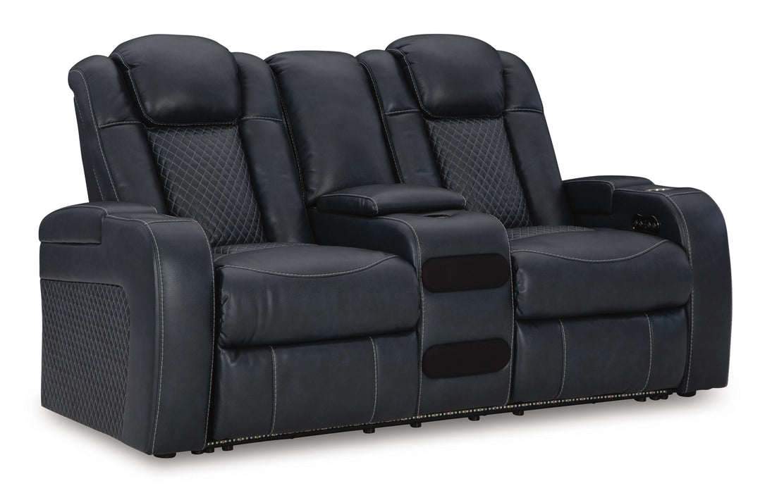 Fyne-Dyme Power Reclining Loveseat with Console - US Furniture & Mattress (Waterbury,CT)*