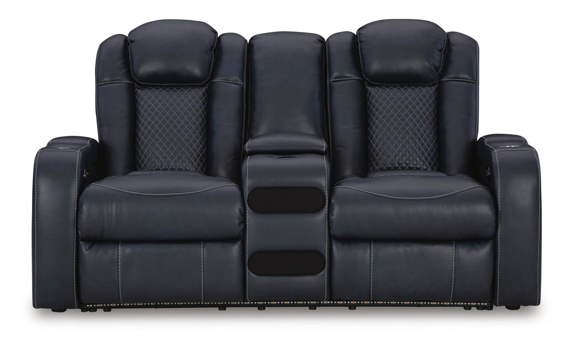 Fyne-Dyme Power Reclining Loveseat with Console - US Furniture & Mattress (Waterbury,CT)*
