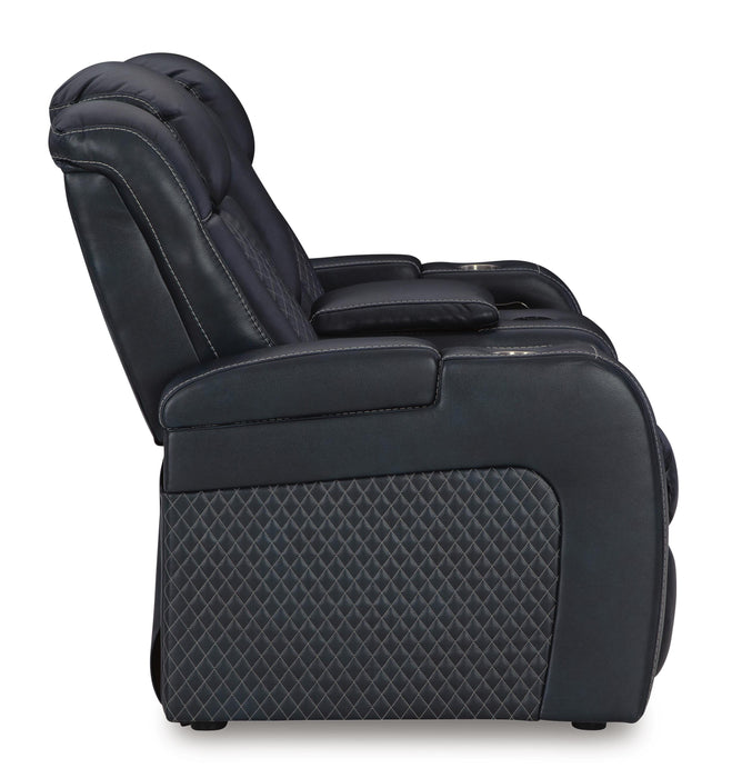 Fyne-Dyme Power Reclining Loveseat with Console - US Furniture & Mattress (Waterbury,CT)*