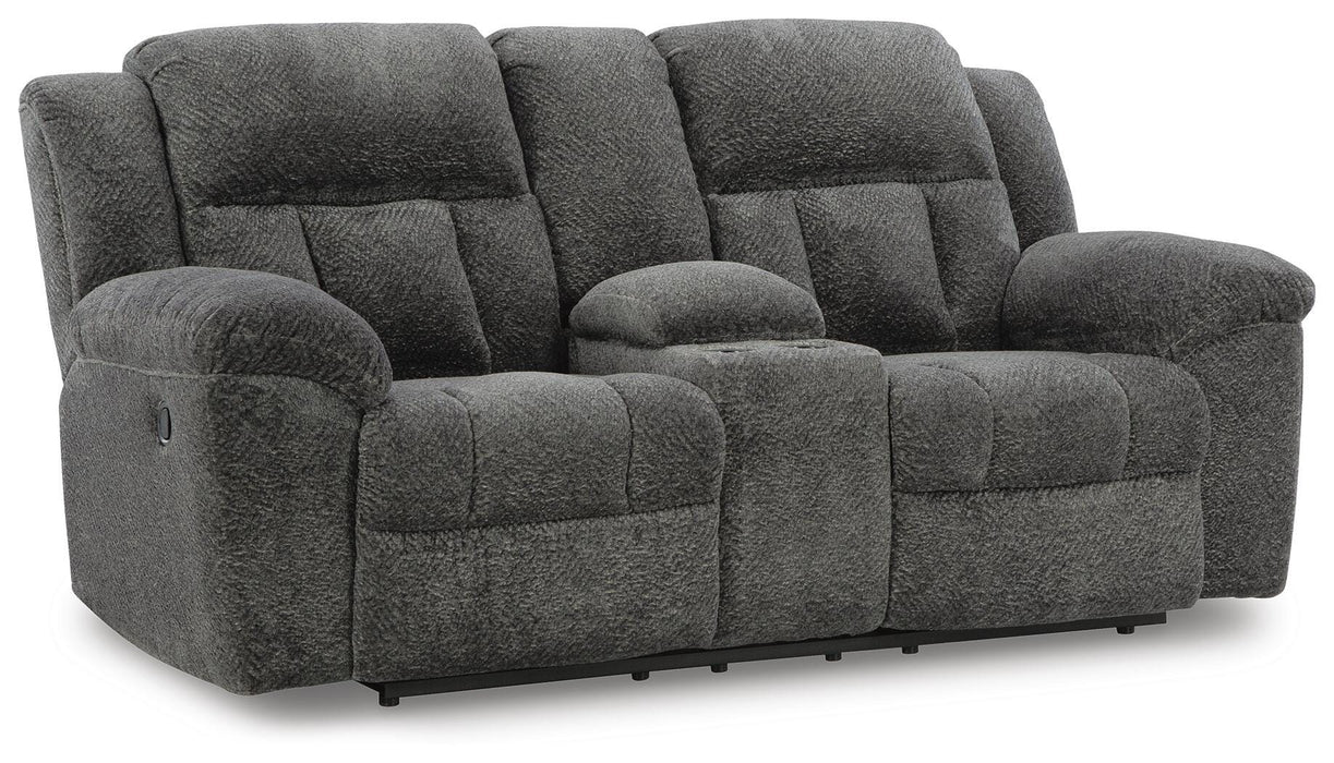 Frohn Reclining Loveseat with Console - US Furniture & Mattress (Waterbury,CT)*
