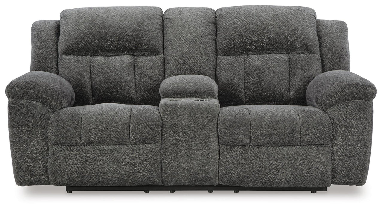 Frohn Reclining Loveseat with Console - US Furniture & Mattress (Waterbury,CT)*