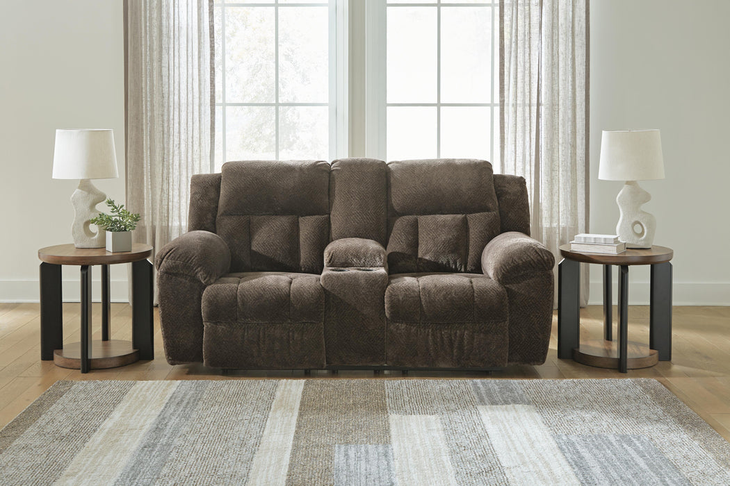 Frohn Reclining Loveseat with Console - US Furniture & Mattress (Waterbury,CT)*