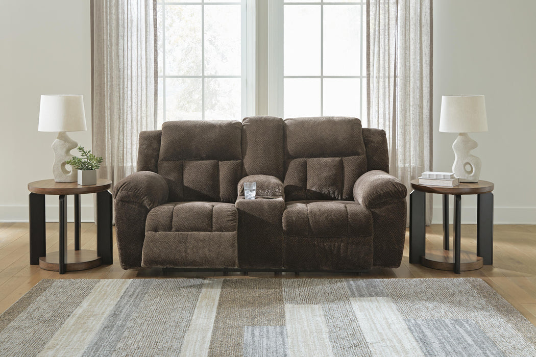 Frohn Reclining Loveseat with Console - US Furniture & Mattress (Waterbury,CT)*