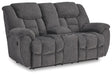 Foreside Reclining Loveseat with Console - US Furniture & Mattress (Waterbury,CT)*