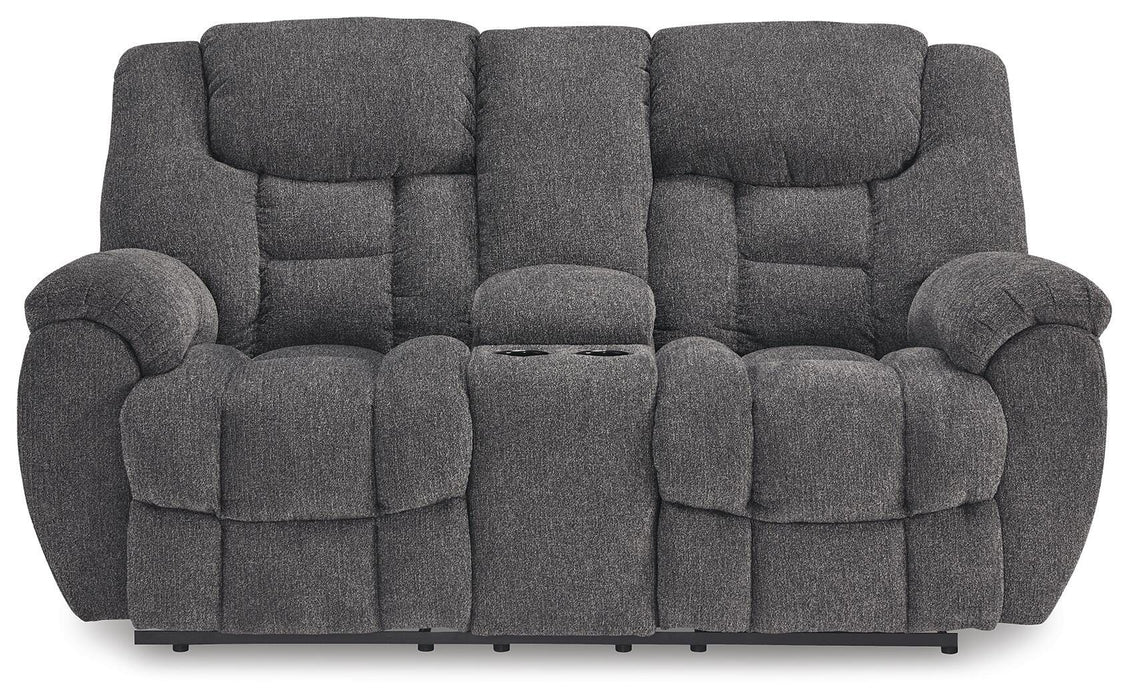 Foreside Reclining Loveseat with Console - US Furniture & Mattress (Waterbury,CT)*