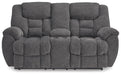 Foreside Reclining Loveseat with Console - US Furniture & Mattress (Waterbury,CT)*