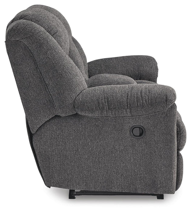 Foreside Reclining Loveseat with Console - US Furniture & Mattress (Waterbury,CT)*