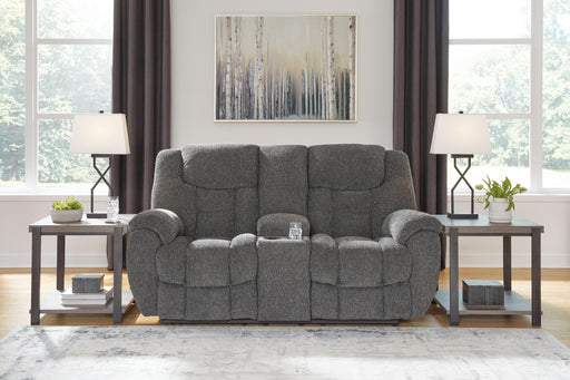 Foreside Reclining Loveseat with Console - US Furniture & Mattress (Waterbury,CT)*