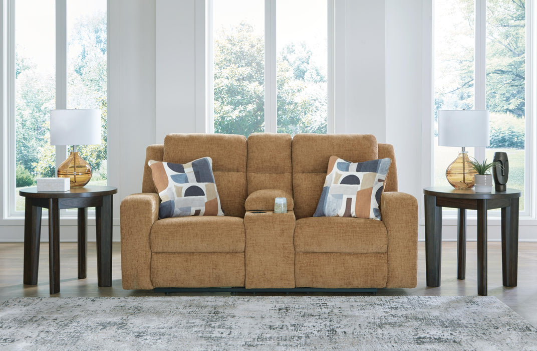 Kanlow Reclining Loveseat with Console - US Furniture & Mattress (Waterbury,CT)*
