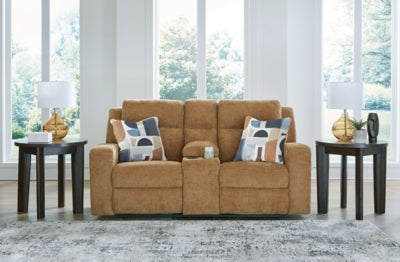 Kanlow Reclining Loveseat with Console - US Furniture & Mattress (Waterbury,CT)*