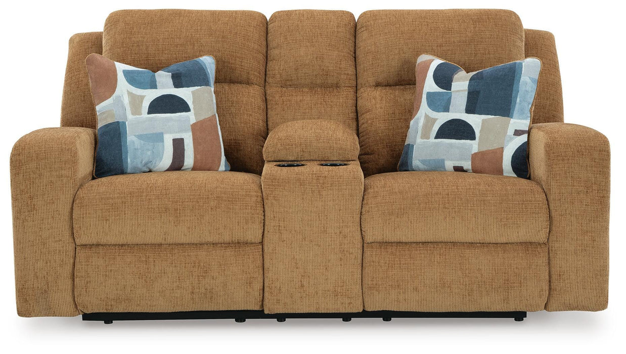 Kanlow Reclining Loveseat with Console - US Furniture & Mattress (Waterbury,CT)*