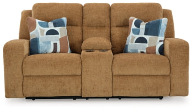 Kanlow Reclining Loveseat with Console - US Furniture & Mattress (Waterbury,CT)*