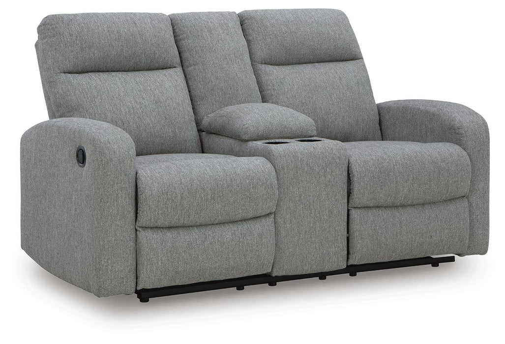 Gauntlet Reclining Loveseat with Console - US Furniture & Mattress (Waterbury,CT)*