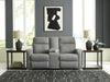 Gauntlet Reclining Loveseat with Console - US Furniture & Mattress (Waterbury,CT)*