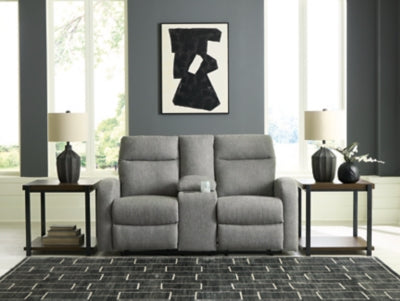 Gauntlet Reclining Loveseat with Console - US Furniture & Mattress (Waterbury,CT)*