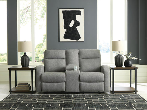 Gauntlet Reclining Loveseat with Console - US Furniture & Mattress (Waterbury,CT)*