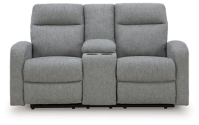 Gauntlet Reclining Loveseat with Console - US Furniture & Mattress (Waterbury,CT)*