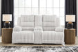 Rhines Falls Power Reclining Loveseat with Console - US Furniture & Mattress (Waterbury,CT)*