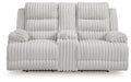 Rhines Falls Power Reclining Loveseat with Console - US Furniture & Mattress (Waterbury,CT)*