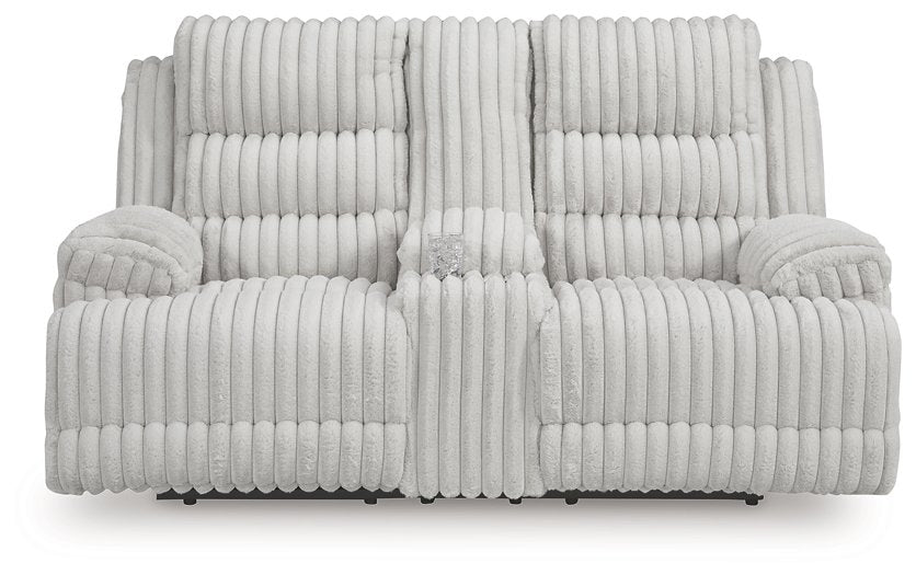 Rhines Falls Power Reclining Loveseat with Console - US Furniture & Mattress (Waterbury,CT)*