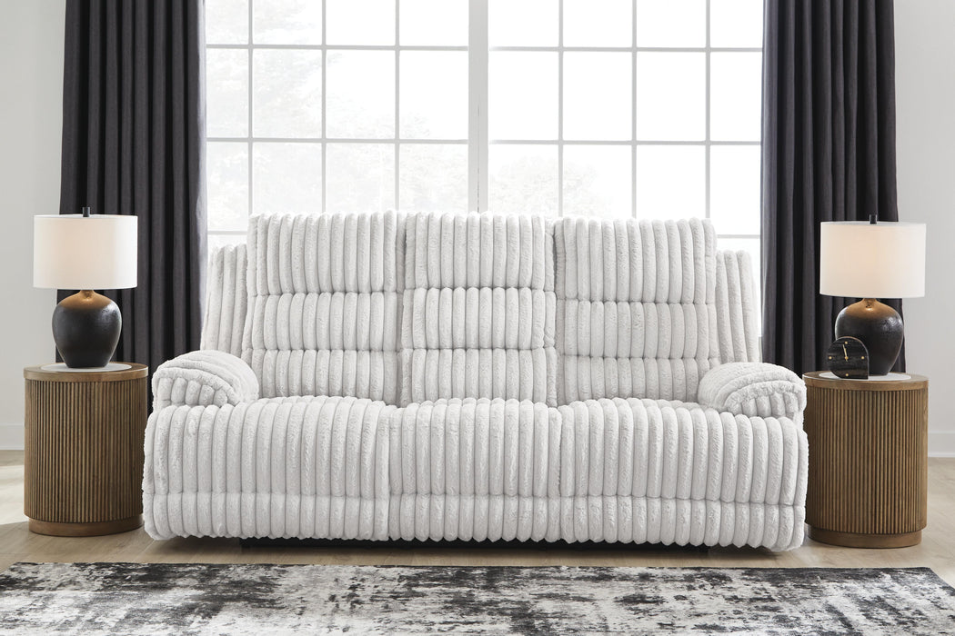 Rhines Falls Power Reclining Sofa with Drop Down Table - US Furniture & Mattress (Waterbury,CT)*