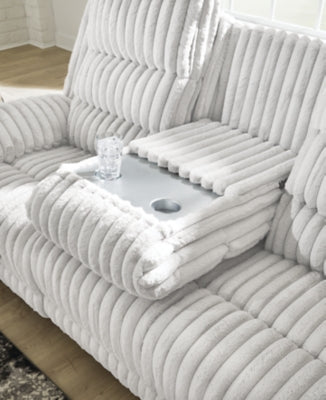 Rhines Falls Power Reclining Sofa with Drop Down Table - US Furniture & Mattress (Waterbury,CT)*