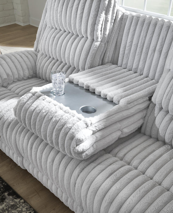 Rhines Falls Power Reclining Sofa with Drop Down Table - US Furniture & Mattress (Waterbury,CT)*